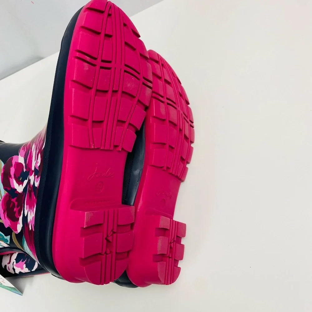 NWT JOULES "flowers" mid-calf boots - Picture 2 of 5